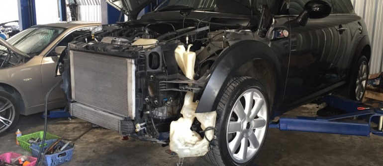 เปลี่ยนถังพักน้ำของมินิ