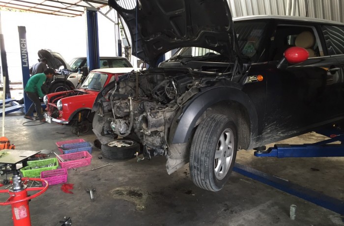MINI Cooper S กับงานซ่อมเครื่อง