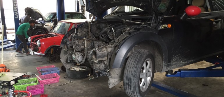 MINI Cooper S กับงานซ่อมเครื่อง