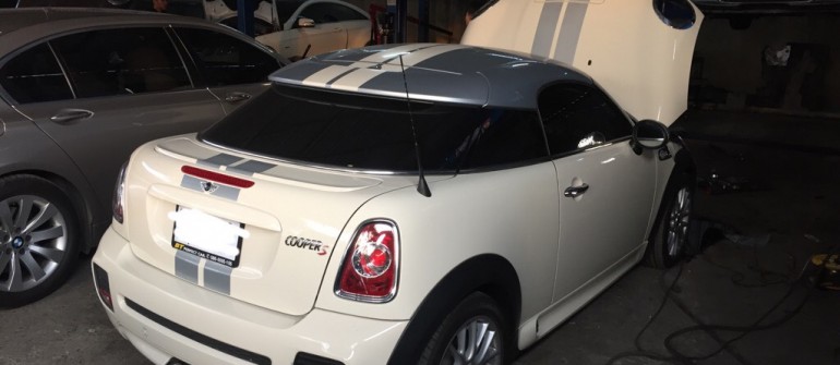 Mini R58 เข้ามาเซอวิส เช็คความร้อน