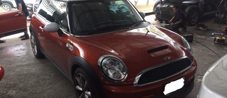 Mini R56 LCI ตรวจเช็คระบบแอร์