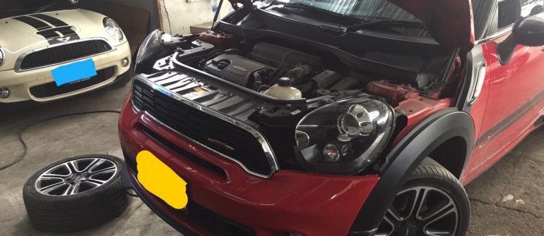 ซ่อมมินิ เปลี่ยนของเหลว เช็คระบบช่วงล่าง ยกเกียร์ เปลี่ยนเกียร์